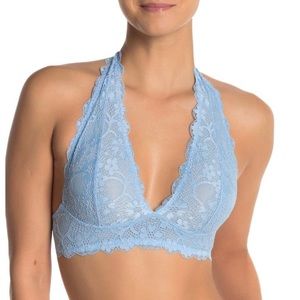 Free People Halter V-Neck Bralette